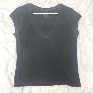 Free People dark grey tee